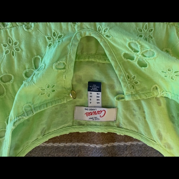 Lands End Canvas Eyelet Sundress - Picture 5 of 5